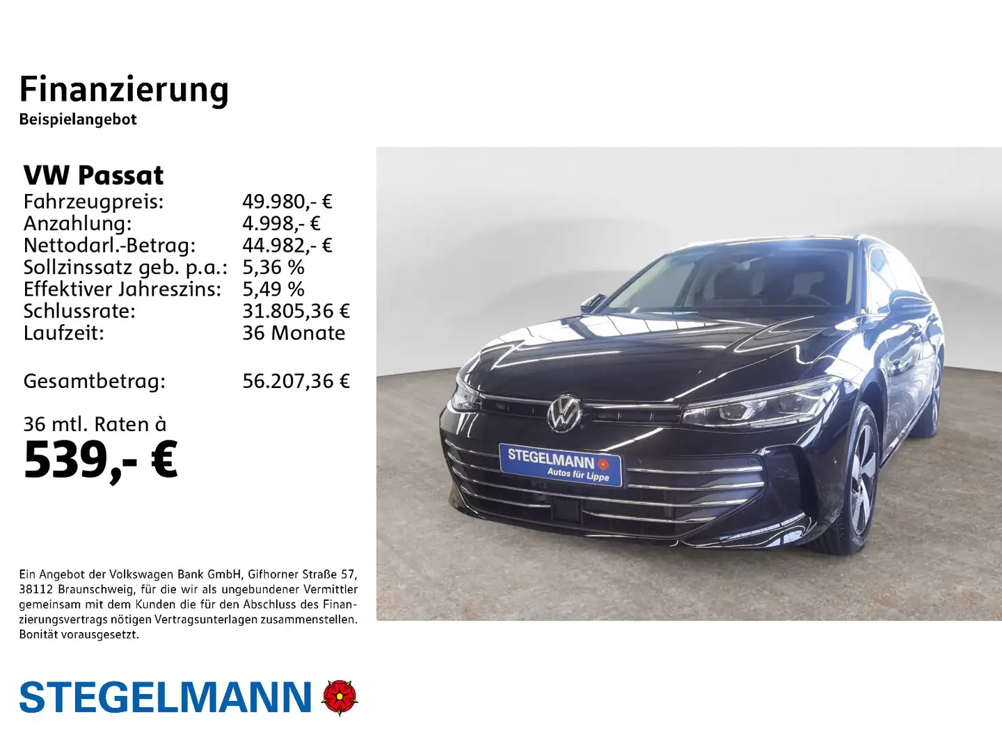 Volkswagen Passat Variant Passat 1,5 l eTSI OPF 7-Gang-DSG Business Noir - 2