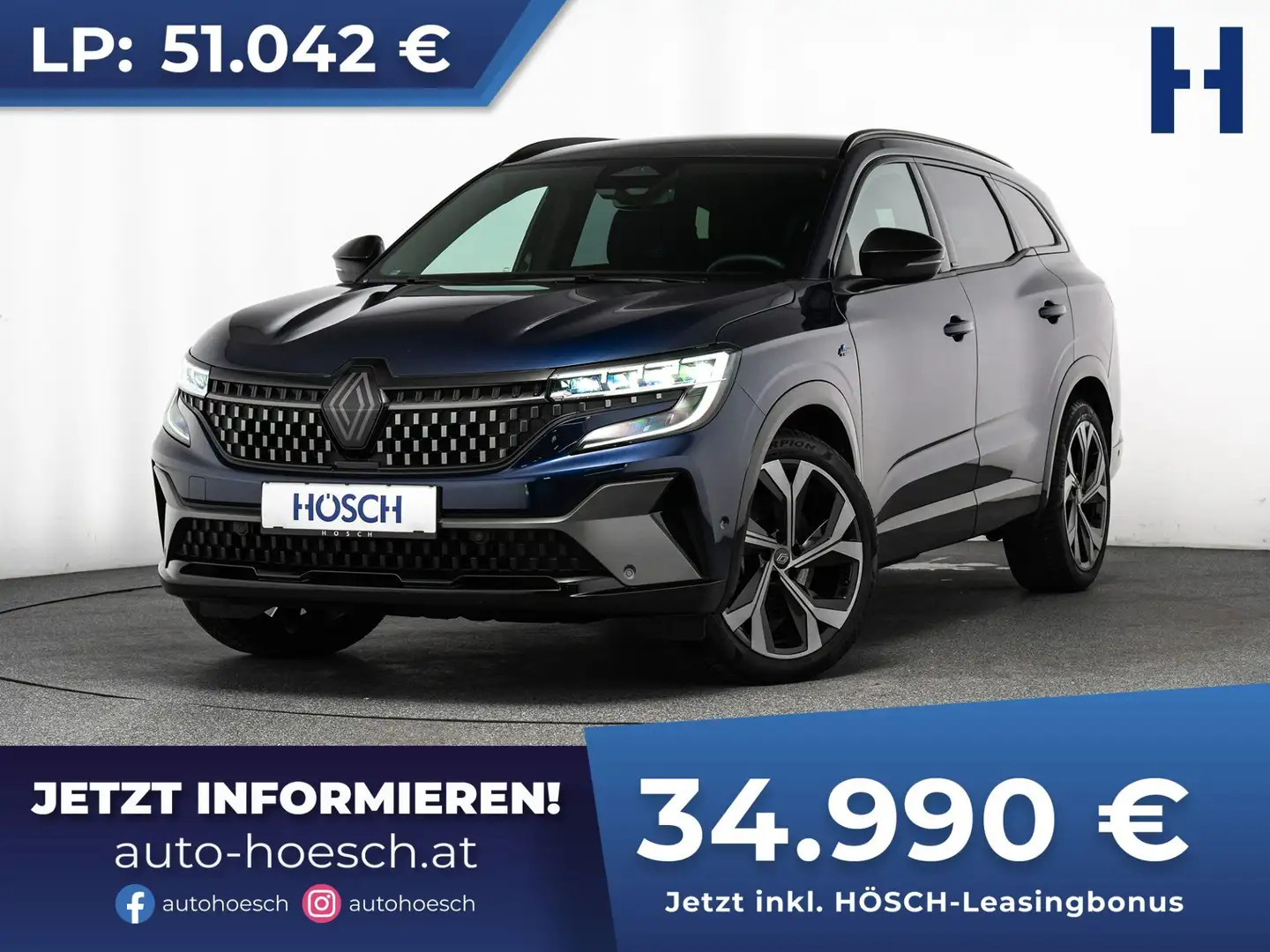 Renault Espace Esprit Alpine E-Tech 200 PANO ASSISTENZ +++ Blau - 1