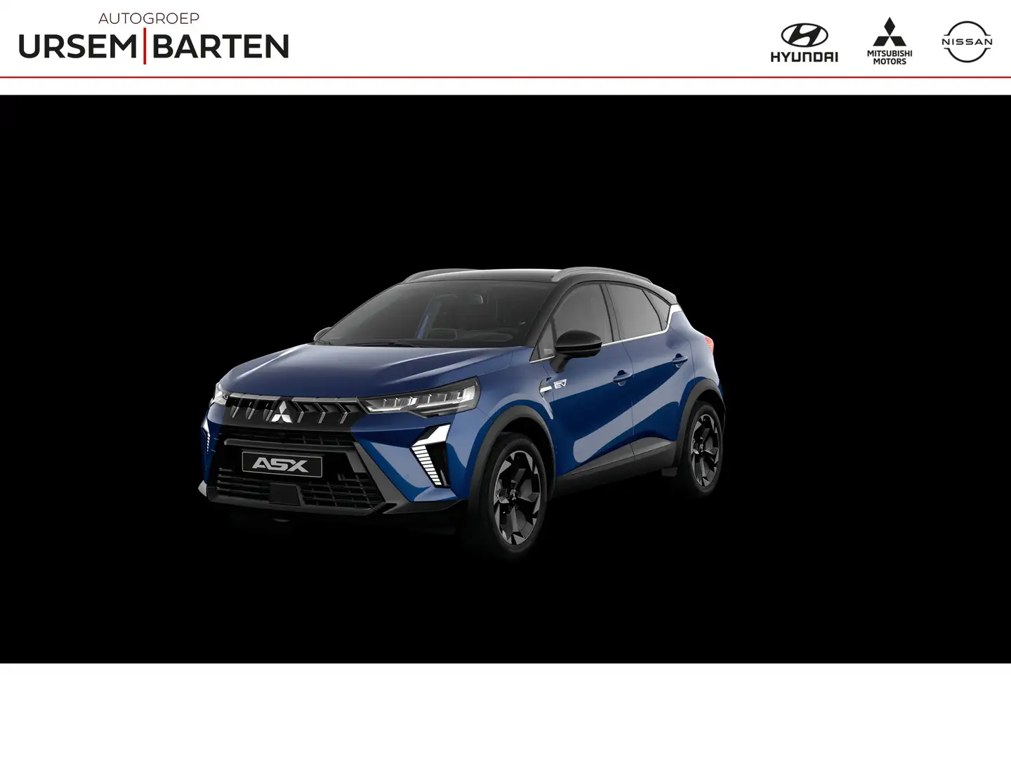Mitsubishi ASX 1.6 HEV AT First Edition Nu met € 3000,- korting | Blauw - 1