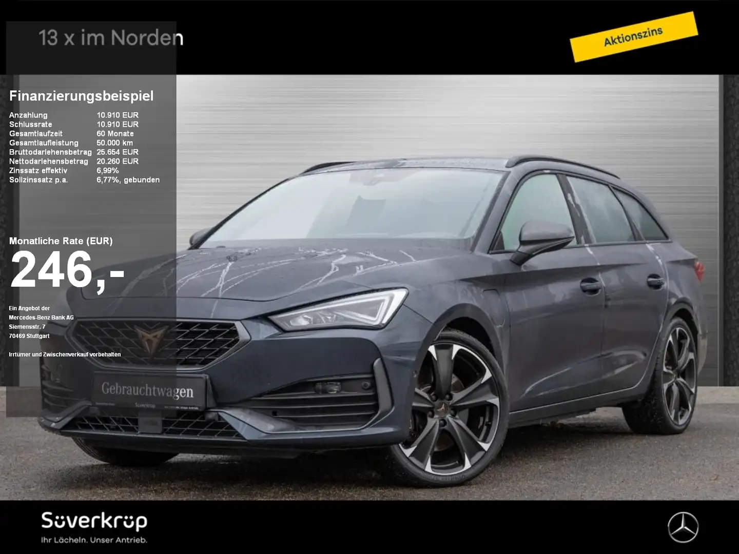 CUPRA Leon Sportstourer 1.4 TSI VZ e-Hybrid // AHK PDC Grau - 1