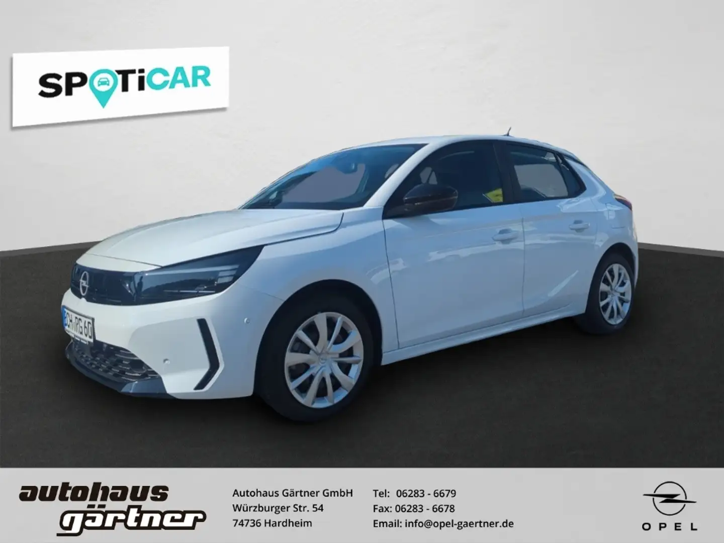 Opel Corsa F Edition 1.2 Turbo EU6e Apple CarPlay Android Aut Weiß - 1