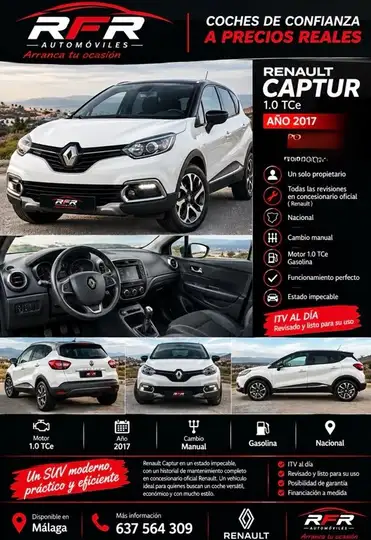 Renault Captur Tce Energy Zen 2017