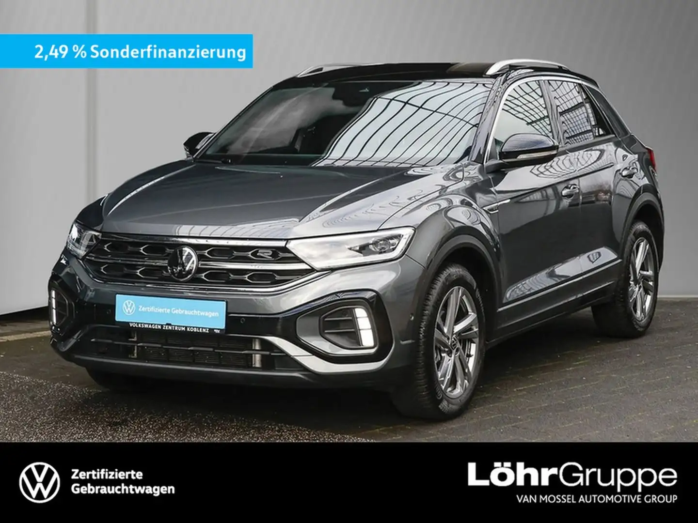 Volkswagen T-Roc 1.5 TSI R-Line AHK/Navi/RFK Grau - 1