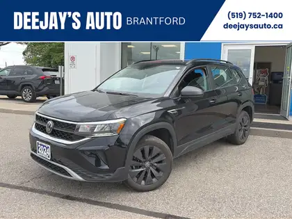Black 2024 Volkswagen Taos SUV / Crossover 8-Speed Automatic