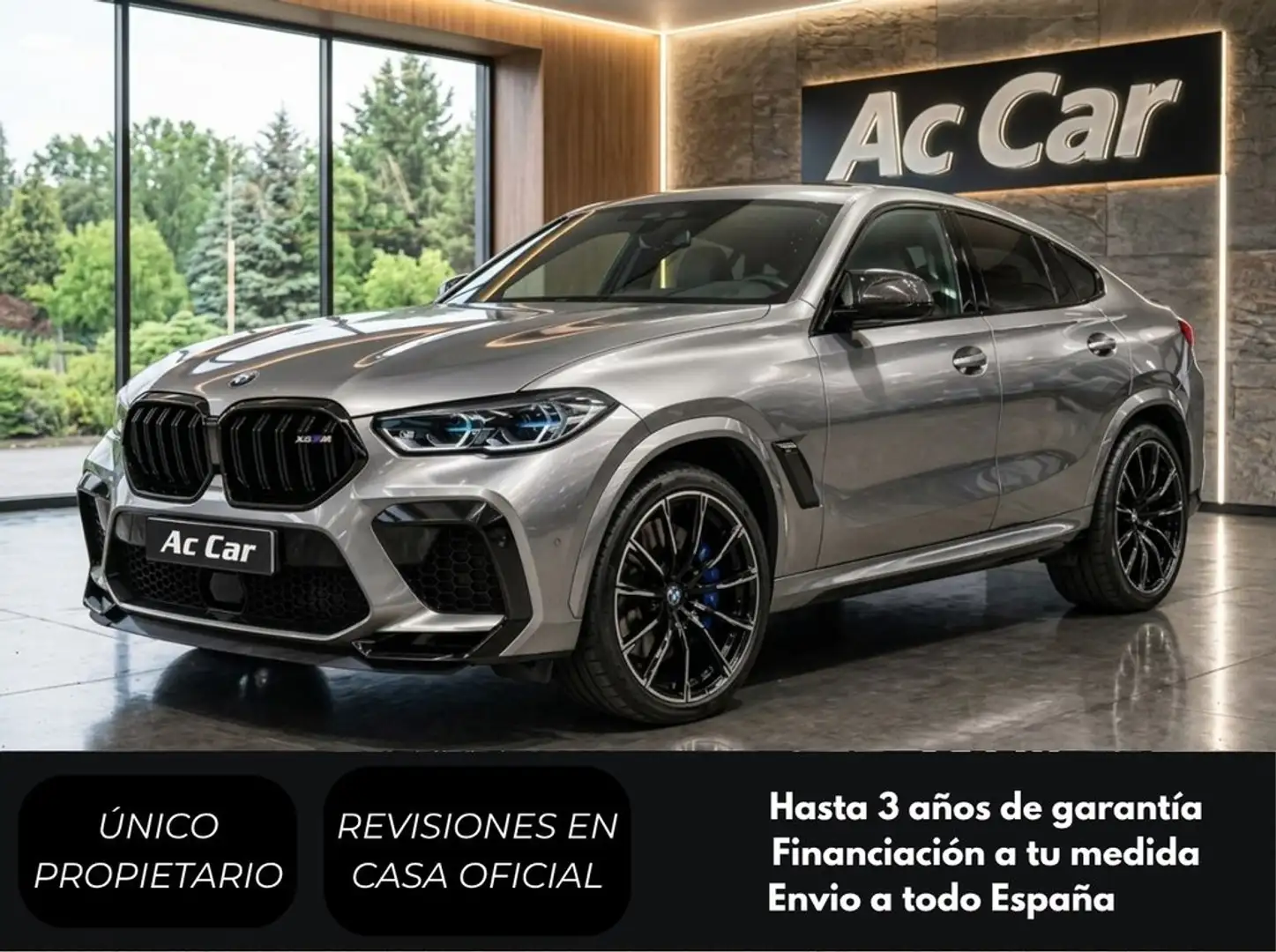 BMW X6 M Gris - 1