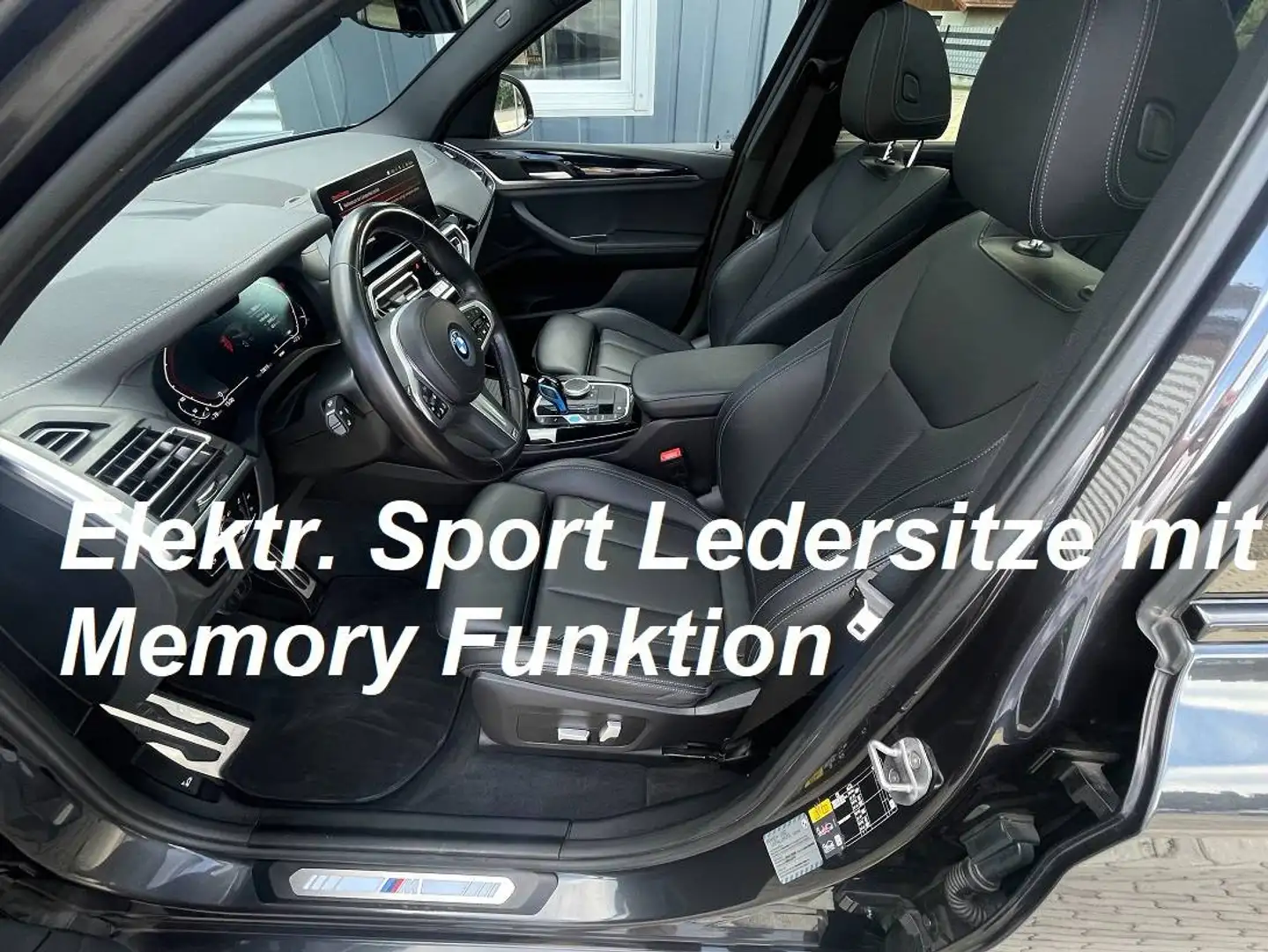 BMW iX3 M Sport,Anhängevorrichtung,Elektr.Leder Sitze Memory,El.PanoramaGlasdach Grau - 2