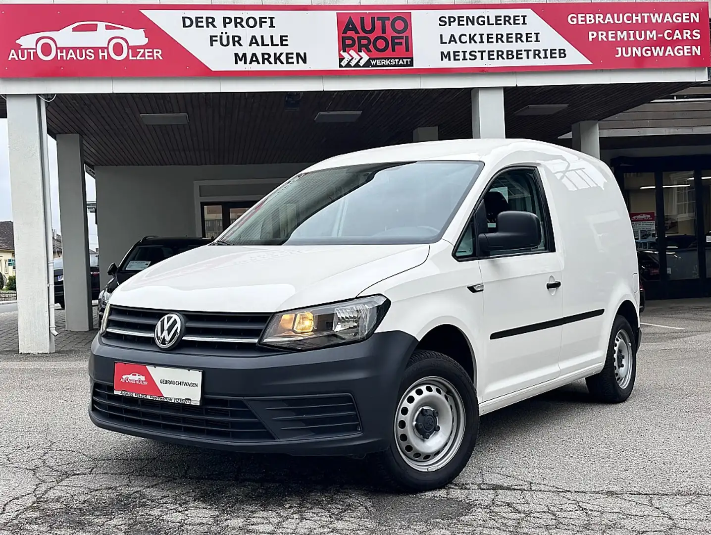 Volkswagen Caddy Kastenwagen 2,0 TDI *8-fach, Garantie, MwSt.* Weiß - 1