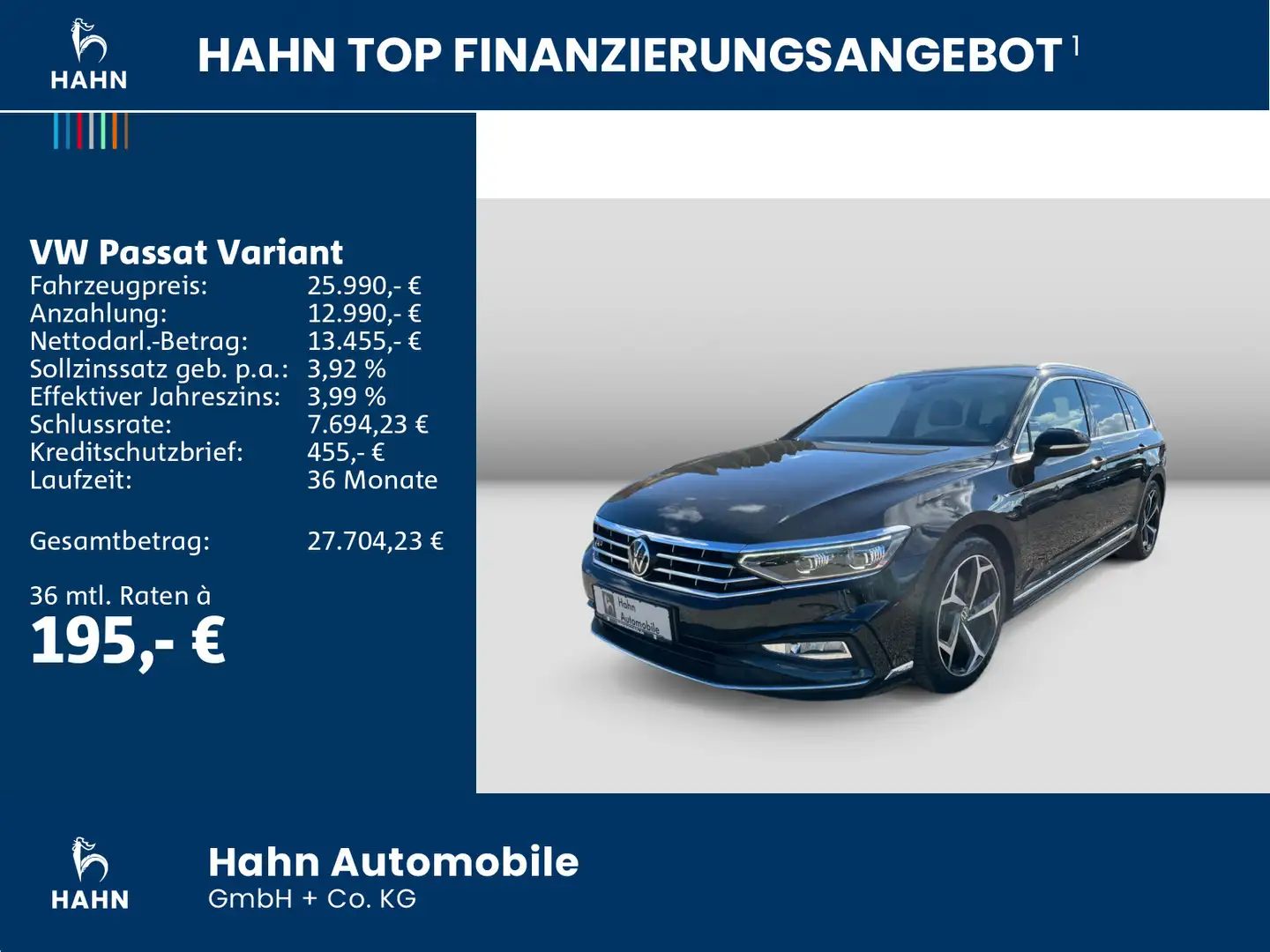 Volkswagen Passat Variant 2.0TDI DSG Elegance R-Line Matrix Schwarz - 2