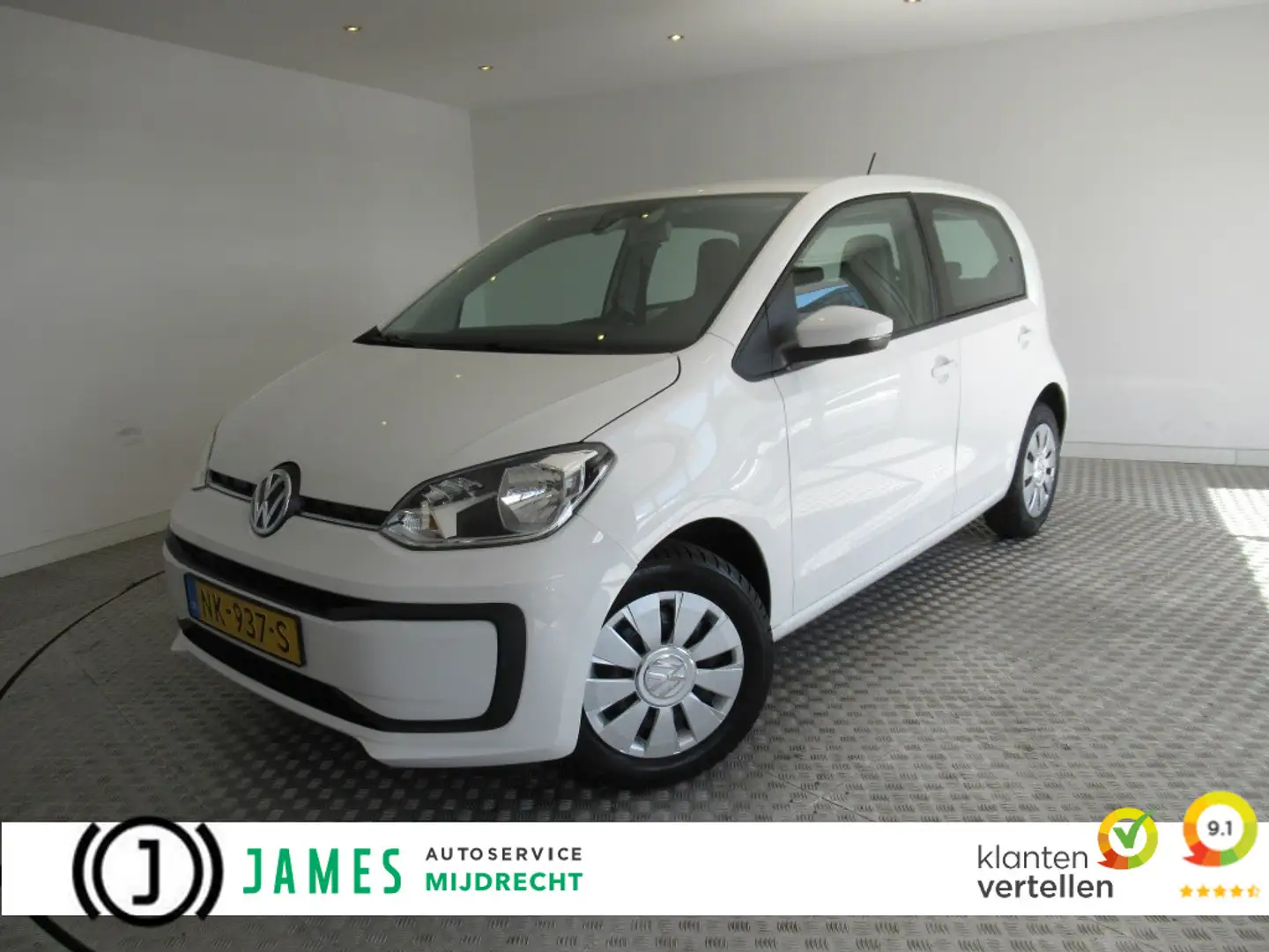 Volkswagen up! 1.0 BMT move up! NAP Airco 5-deurs DAB Белый - 1