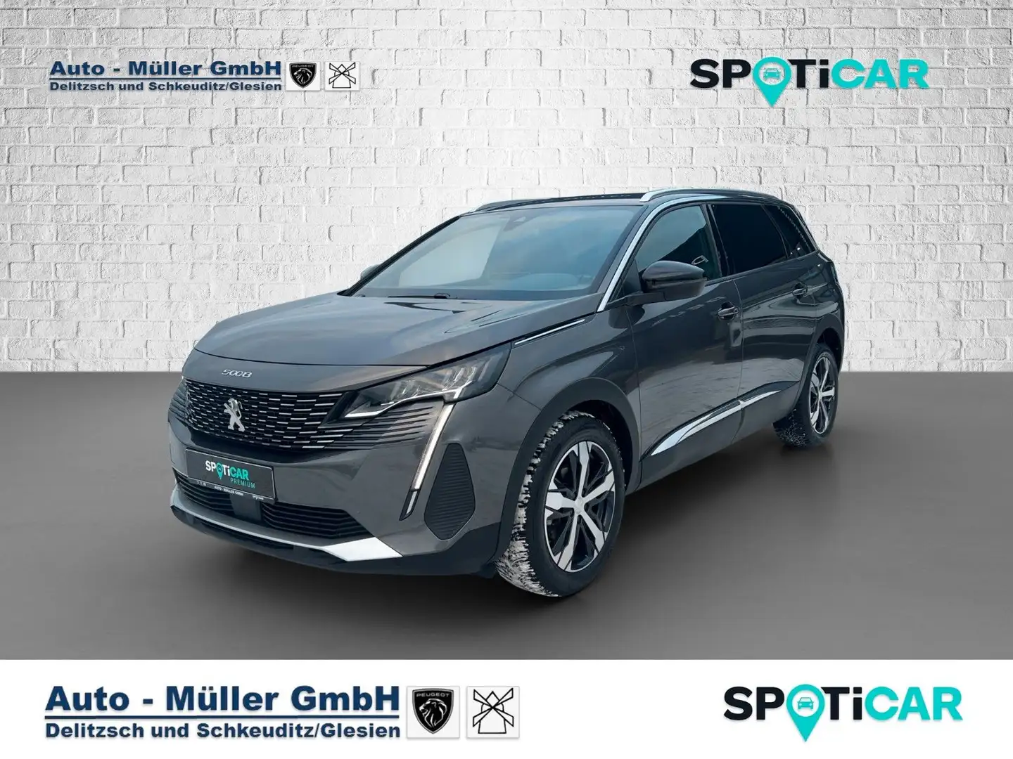 Peugeot 5008 Blue-HDI 130 EAT8 Allure Pack/Navi/Keyless Grau - 1