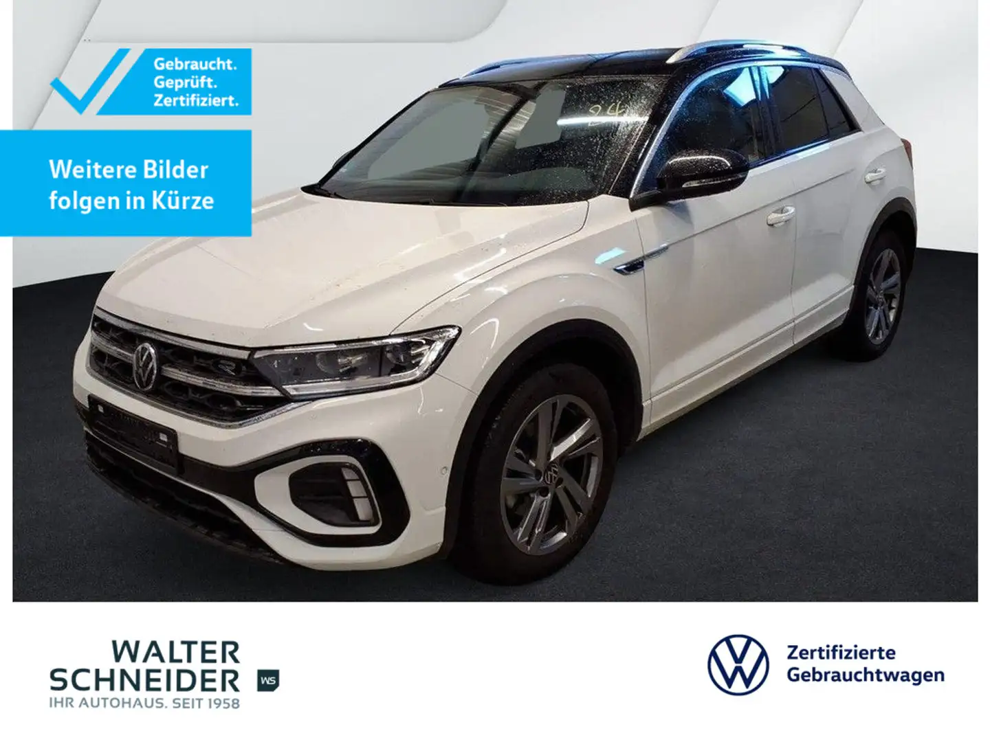 Volkswagen T-Roc 1.5 TSI DSG R-Line Navi LEDplus AHK Weiß - 1