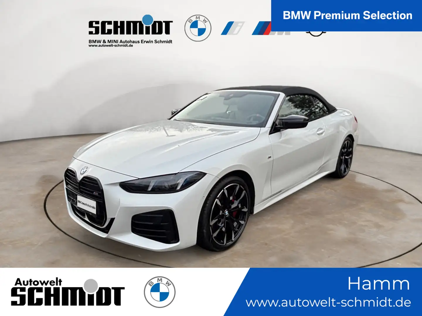 BMW 440 M440i xDrive Cabrio + GARANTIE-bis-05.2030 Weiß - 1