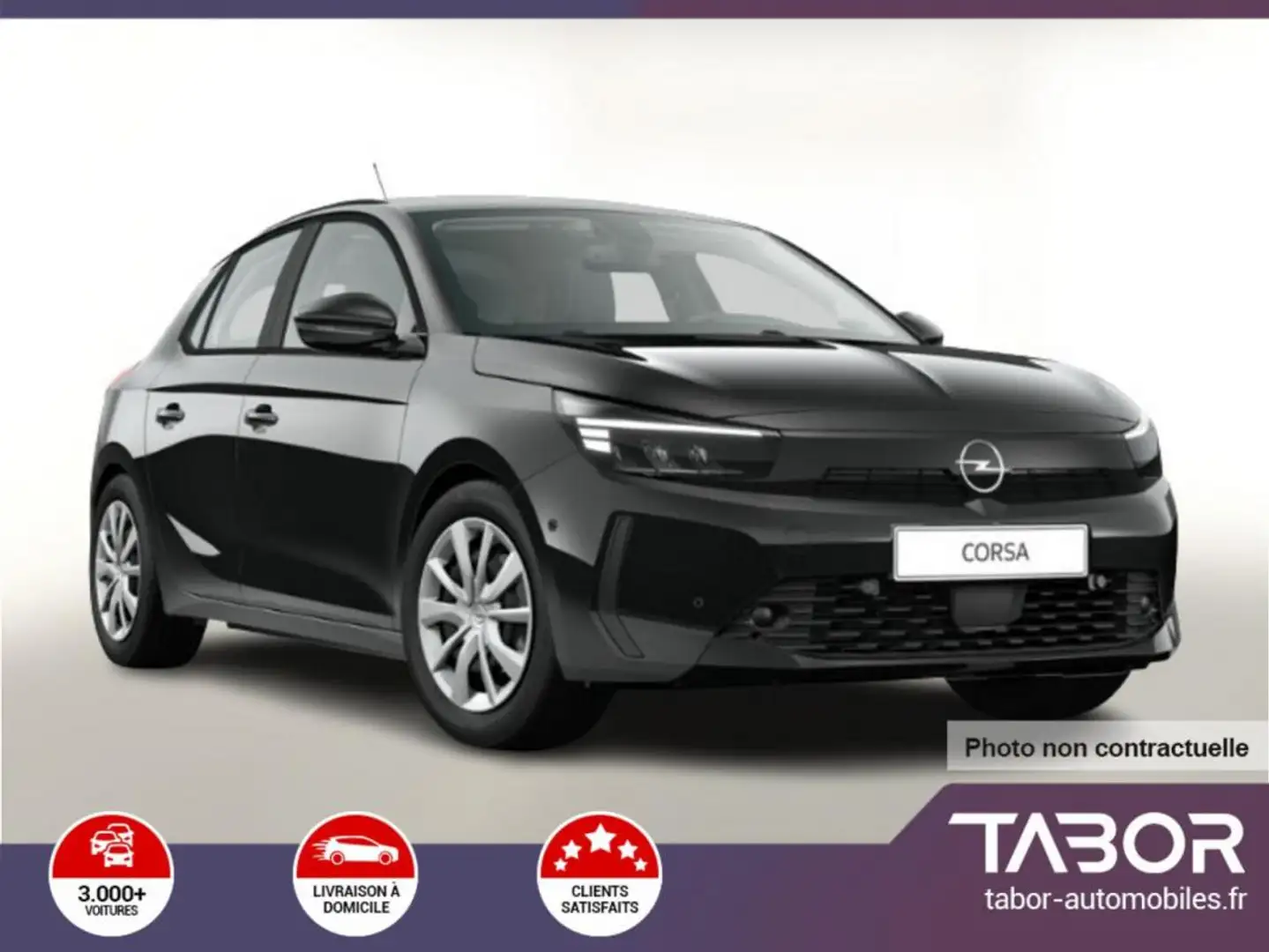 Opel Corsa 1.2 Turbo 100 Edition LED régulateur Noir - 1