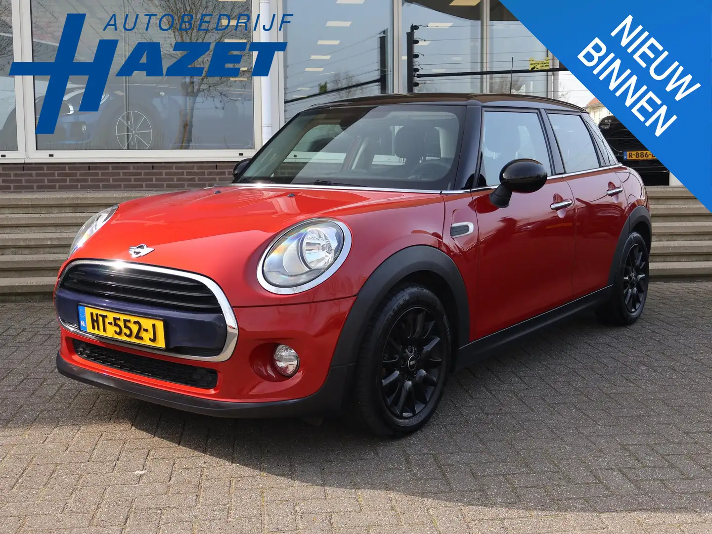 MINI Cooper Mini 1.5 136 PK TWO-TONE *BLAZING RED* + CLIMATE C Rot - 1