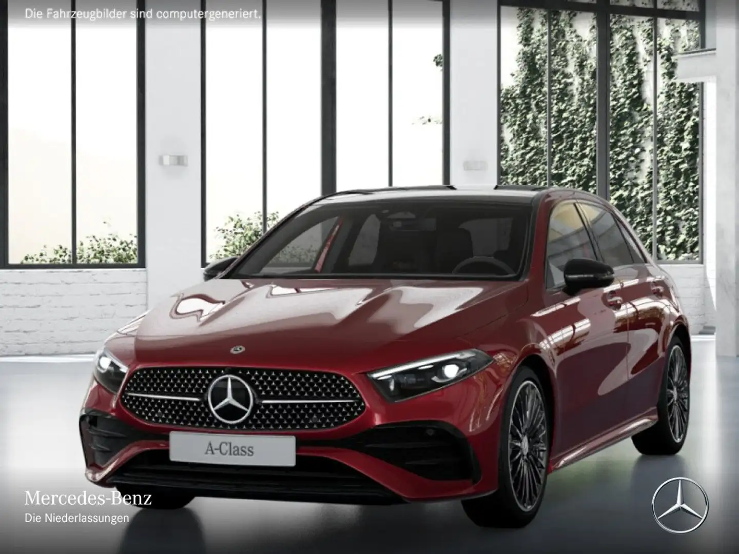 Mercedes-Benz A 180 AMG+NIGHT+PANO+MULTIBEAM+KAMERA+TOTW+KEYLESS Rosso - 2