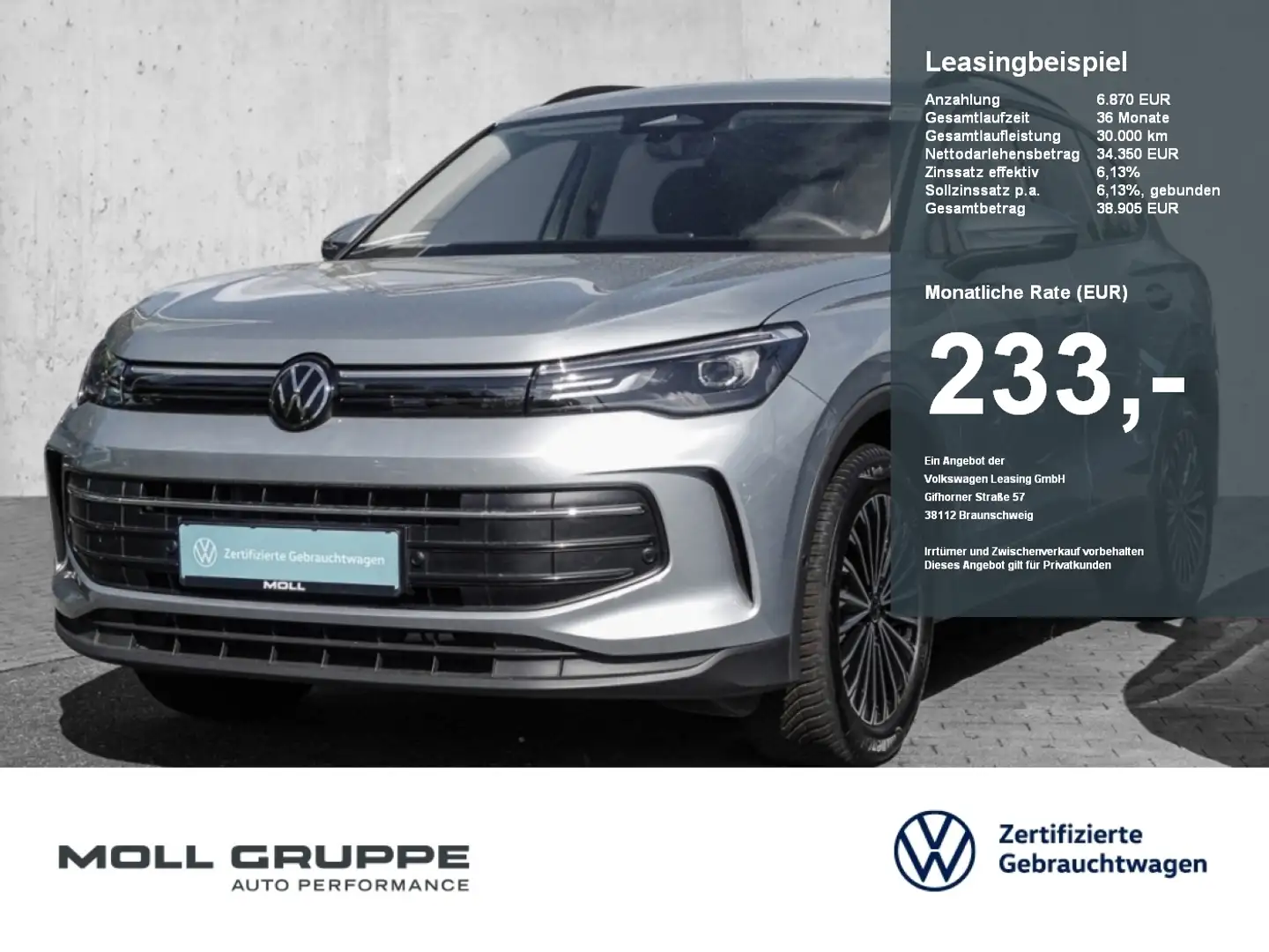 Volkswagen Tiguan 1.5 eTSI DSG Life PARKASS ACC DYNLI KAM Argent - 1