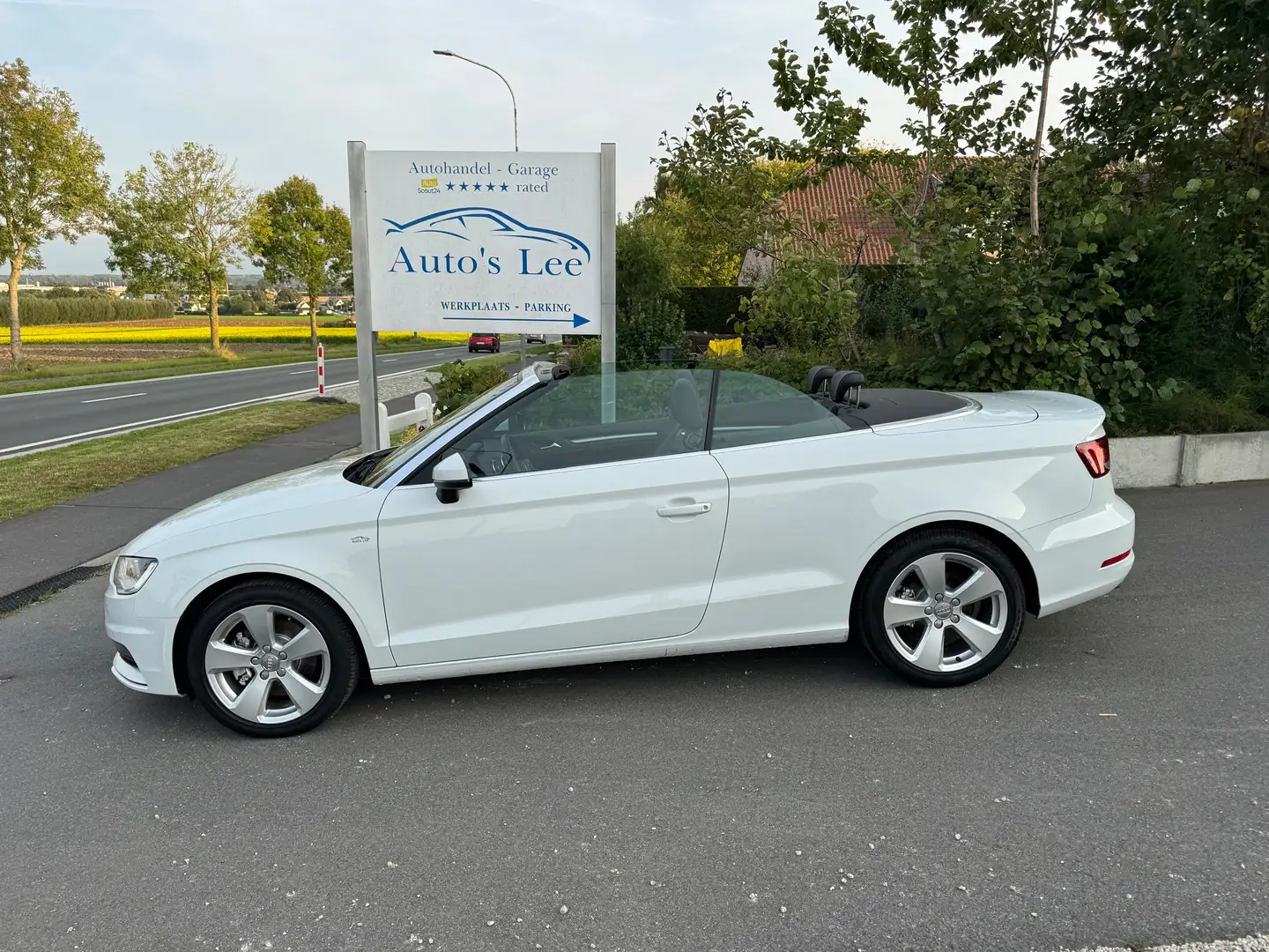 Audi A3 A3 1.8 TFSI Cabrio S tronic/leder/camera/gps/… Blanc - 2