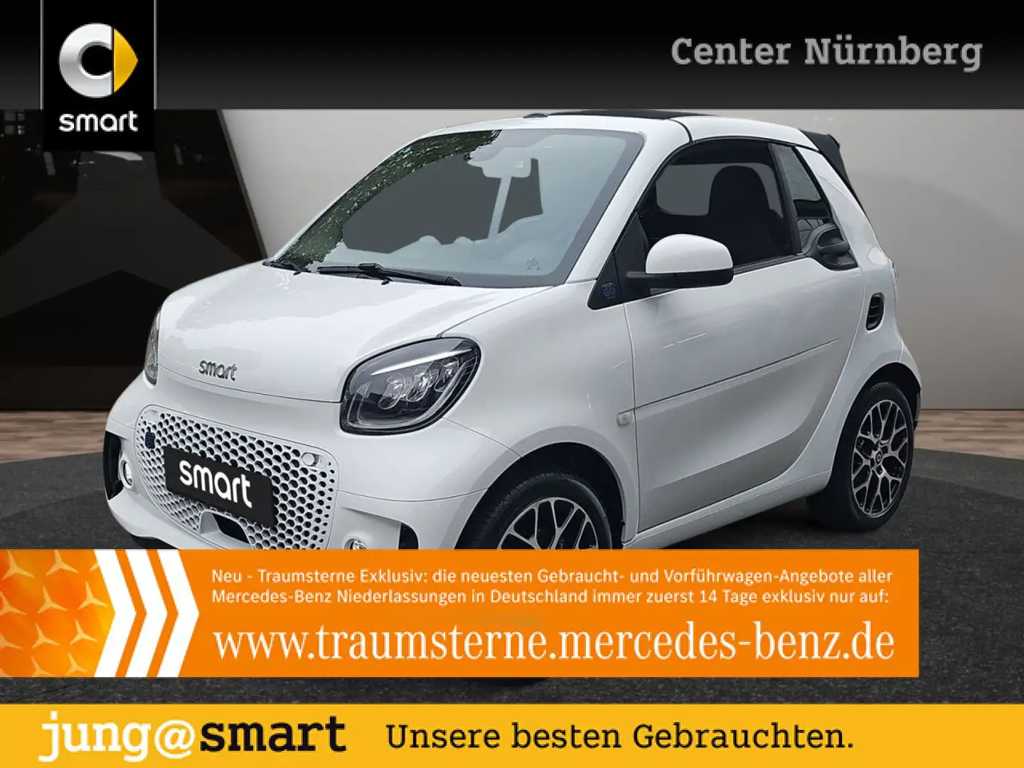 smart forTwo EQ 60kWed prime SHZ PDC+Kamera JBL Ambiente Weiß - 1