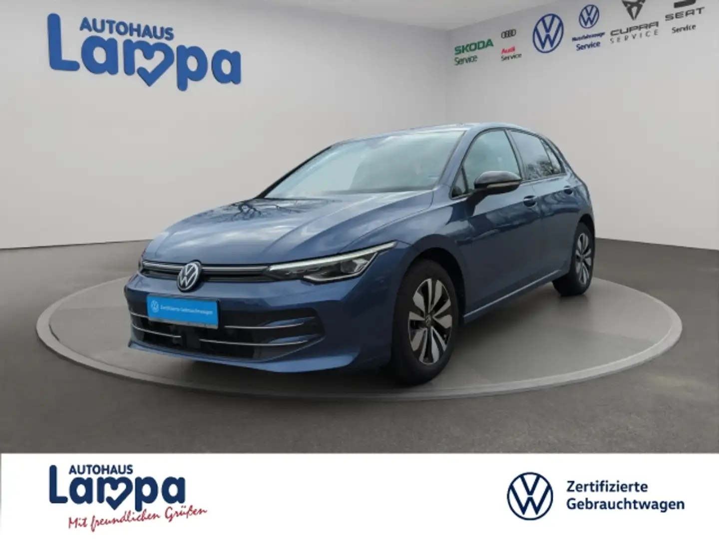 Volkswagen Golf VIII Life 1.5 TSI 6-Gang AHK,NAV,LRH,SHZ,ACC,LED Blau - 1