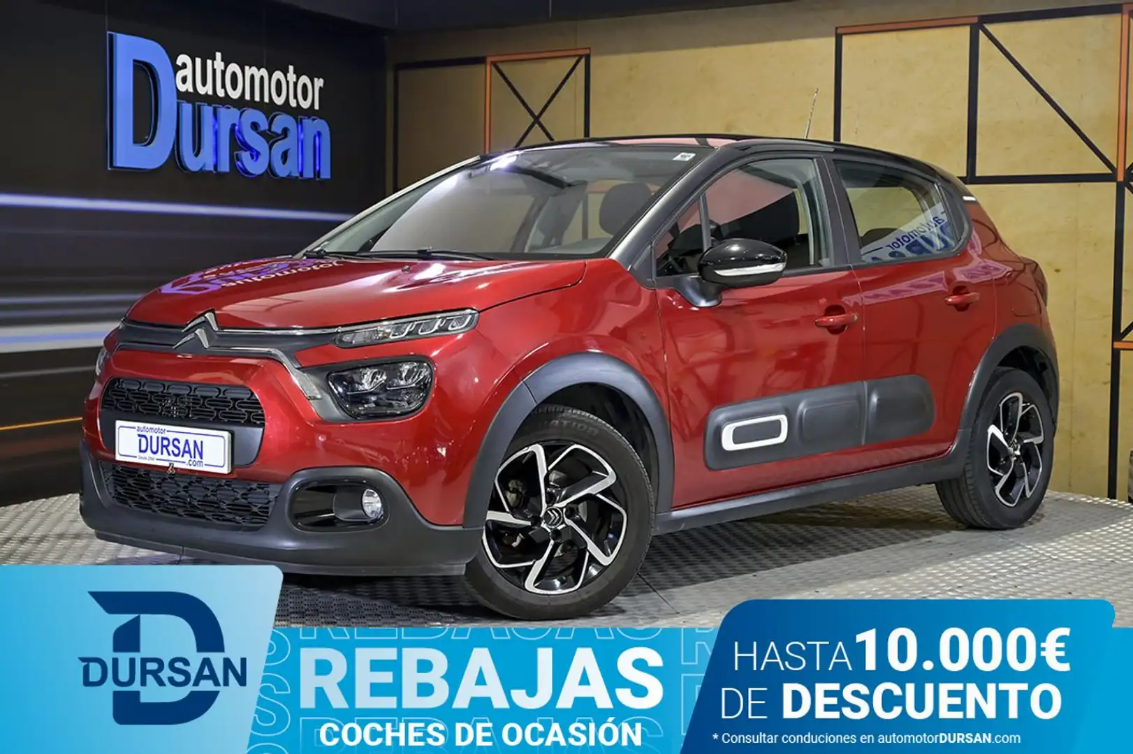 Citroen C3 1.5BlueHDi S&S Feel 100 Rouge - 1