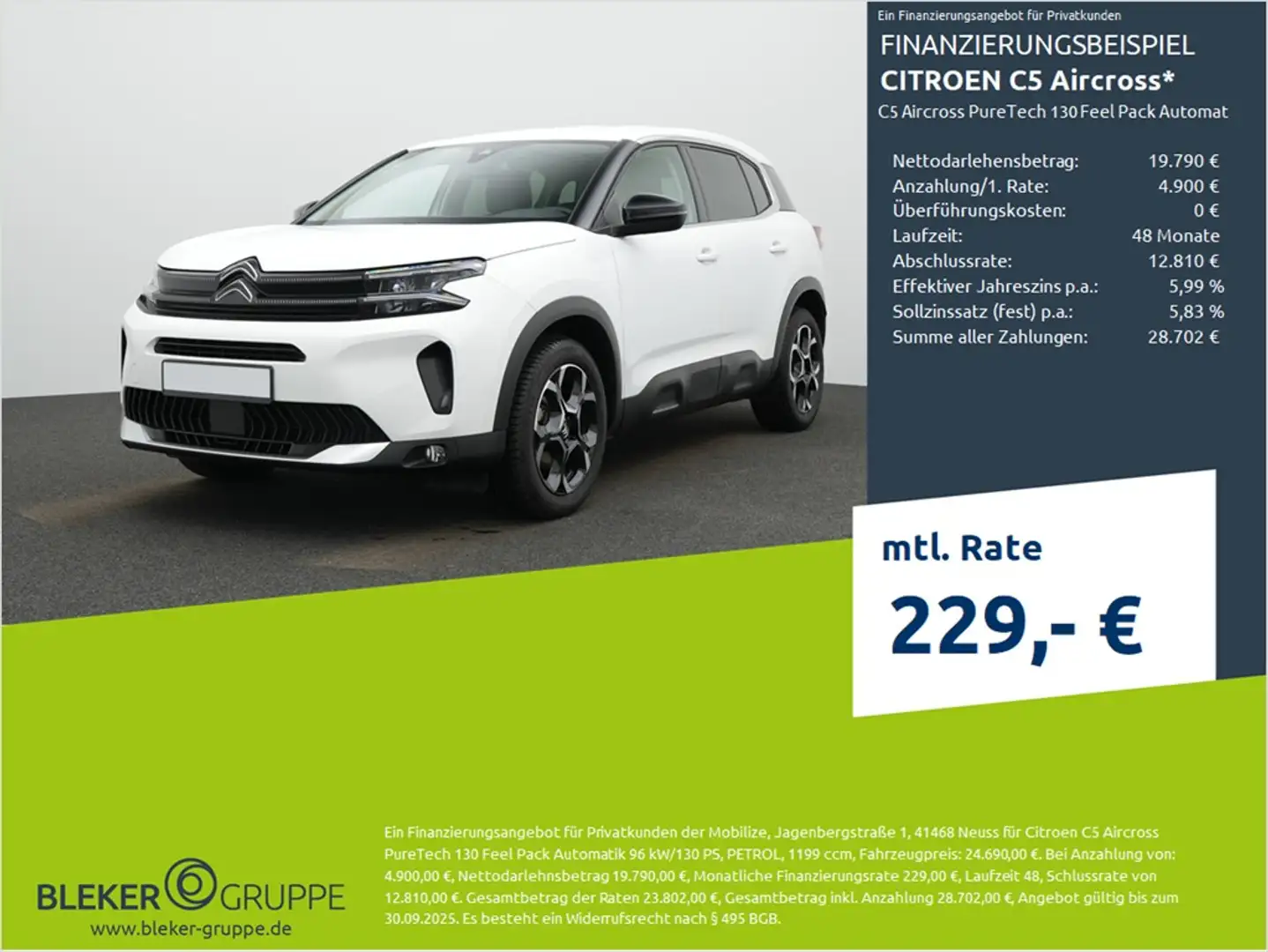 Citroen C5 Aircross C5 Aircross Feel Pack Weiß - 1