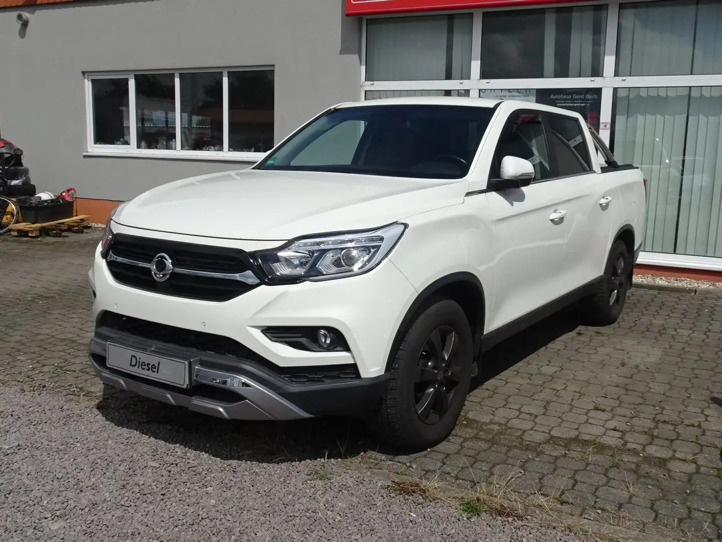 SsangYong Musso Quartz 4WD, AHZV, Rollo, Bügel, WR Blanc - 2