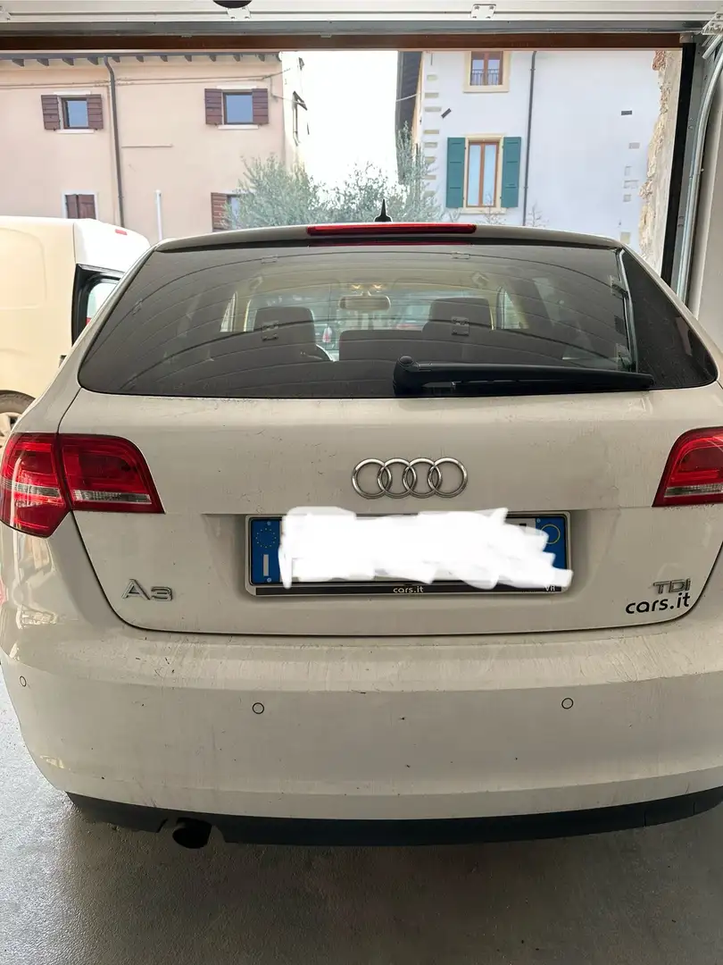 Audi A3 A3 II 2008 Sportback 1.6 tdi s-tronic Bianco - 2