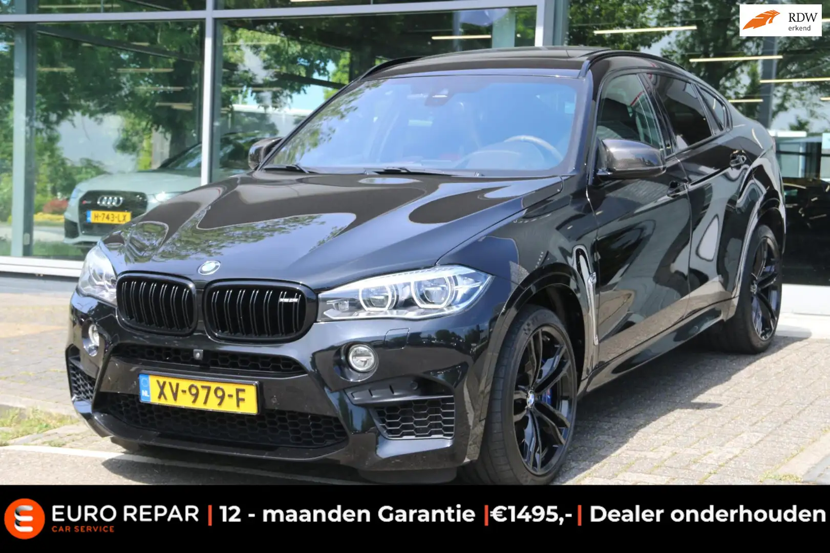 BMW X6 M X6M Black Fire Edition DEALER OND. 1E EIG. PANO! Zwart - 1