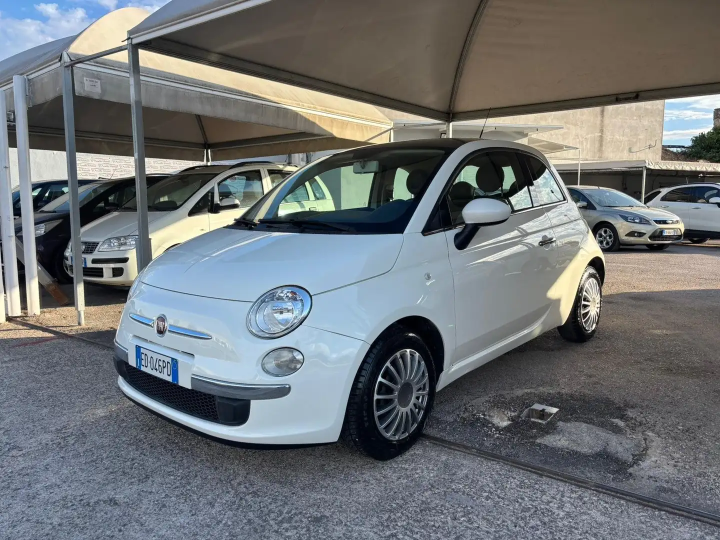 Fiat 500 500 1.2 Lounge 69cv Weiß - 1