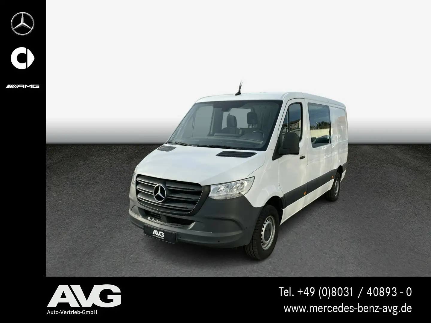 Mercedes-Benz Sprinter 315 CDI L2H1 MBUX RFK Klima Standheiz. Blanco - 1