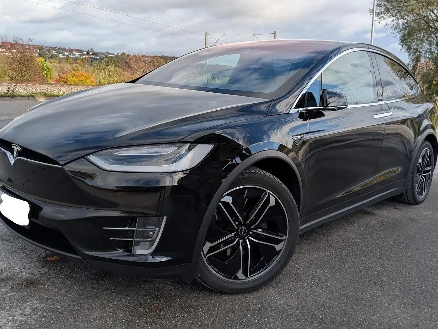 Tesla Model X Model X 100D Allradantrieb Schwarz - 1