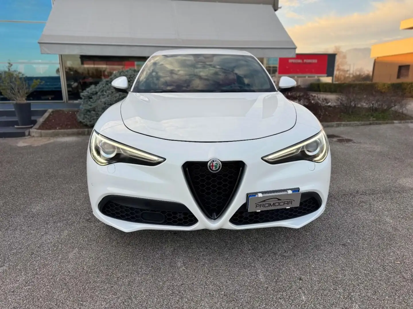 Alfa Romeo Stelvio 2.2 TURBODIESEL 210 CV AT8 Q4 VELOCE *UNIPROP* Weiß - 2