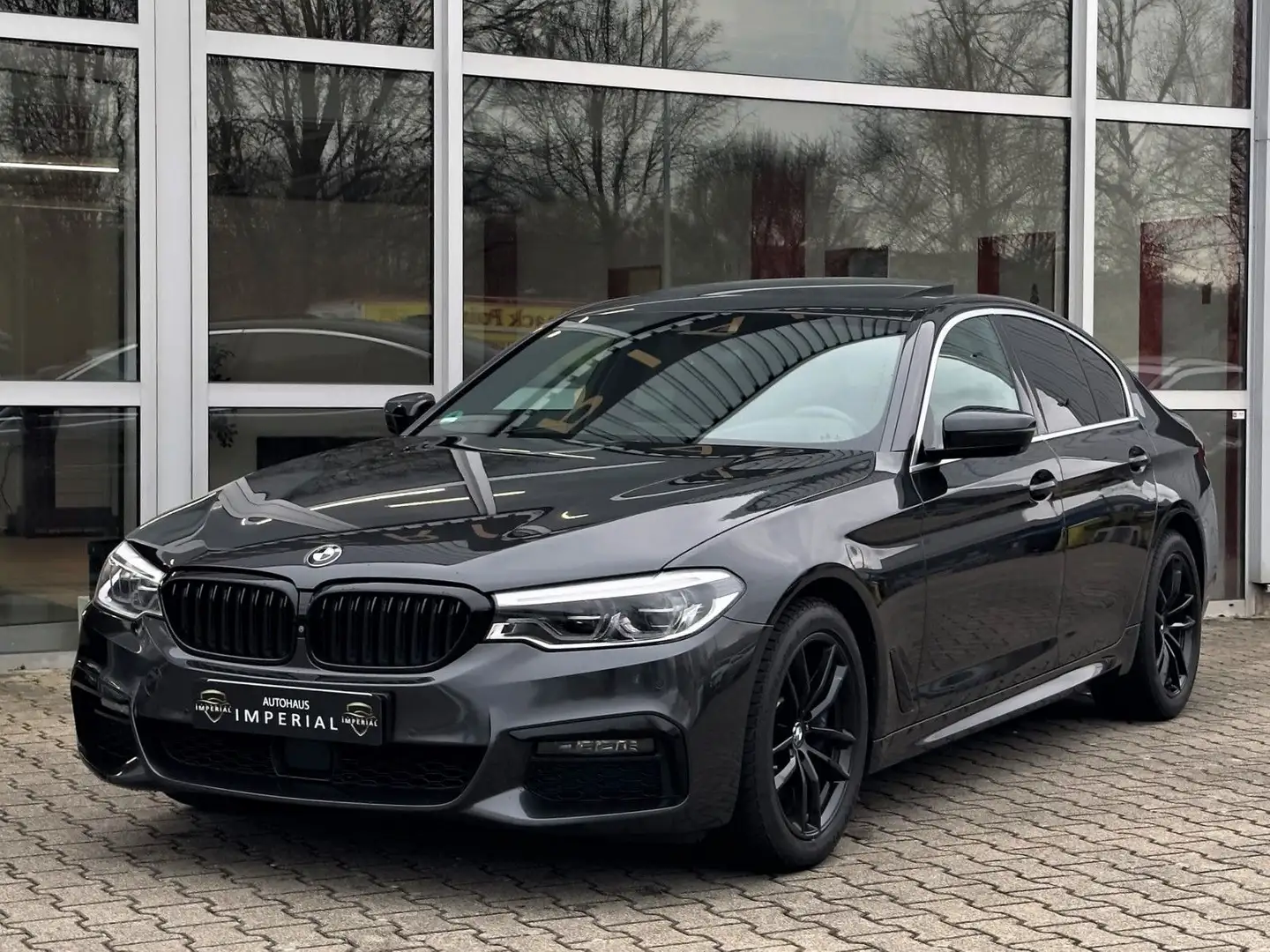BMW 520 525d M SPORT SAG SITZBELÜF+STNDH+GSD+HUD+360+ACC Grey - 1