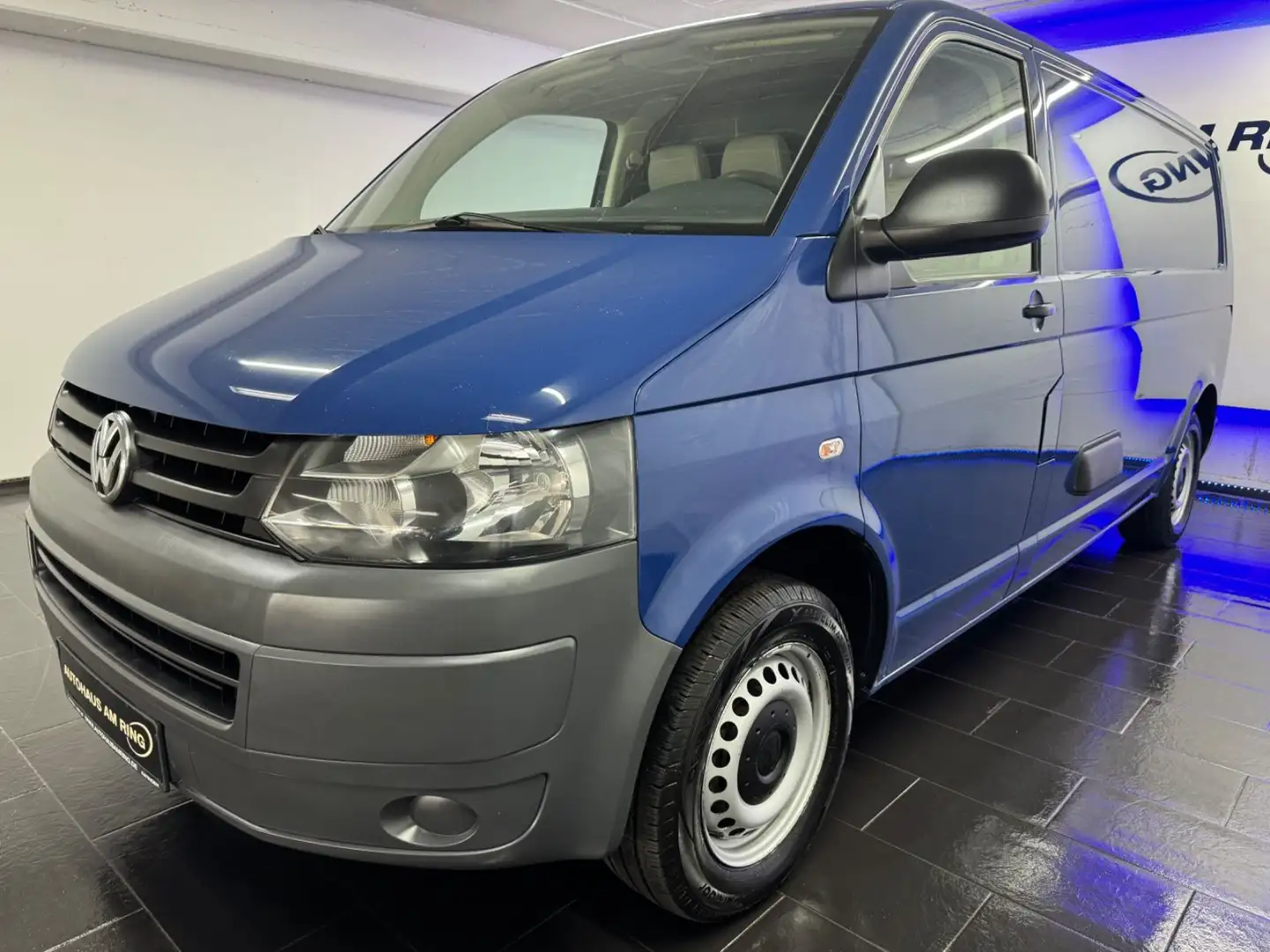 Volkswagen T5 Transporter Kasten lang 2.HD KLIMA 3-SITZ PDC Blau - 2