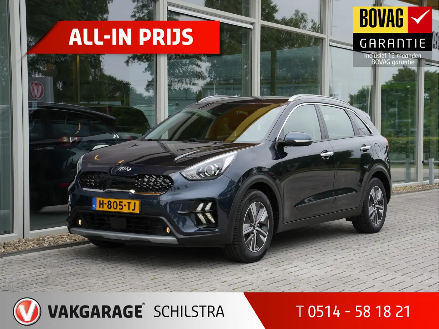 Kia Niro 1.6 GDi Hybrid DynamicLine | Adaptive Cruise | Nav Bleu - 1