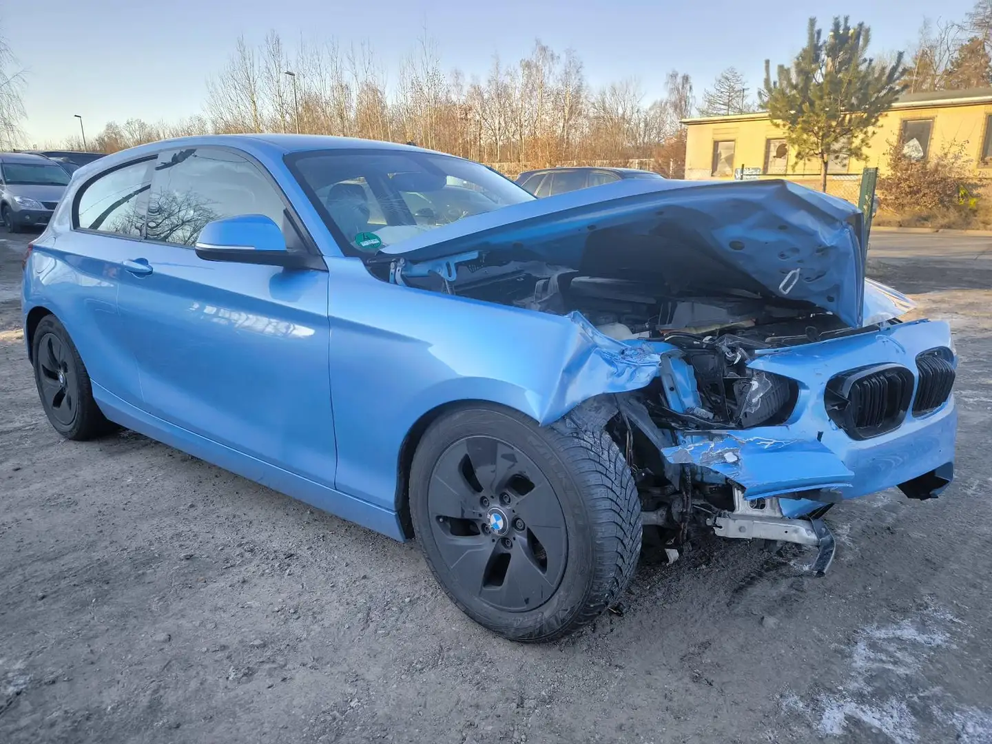 BMW 116 d Advantage 1.5 12V Automat Blau - 1