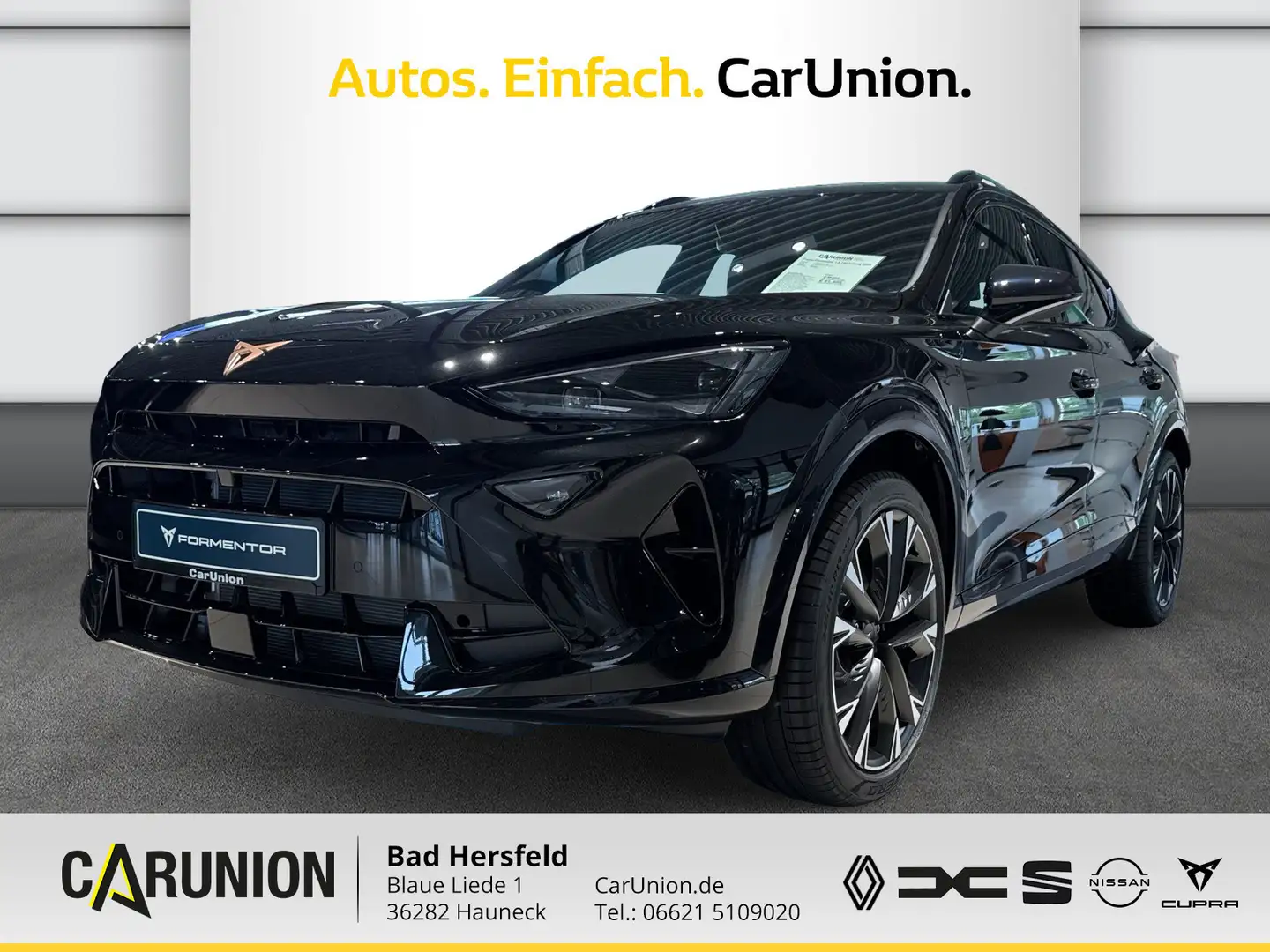 CUPRA Formentor 1.5 TSI 7-Gang DSG AHK/RFK/Elek-Heckkl Nero - 1