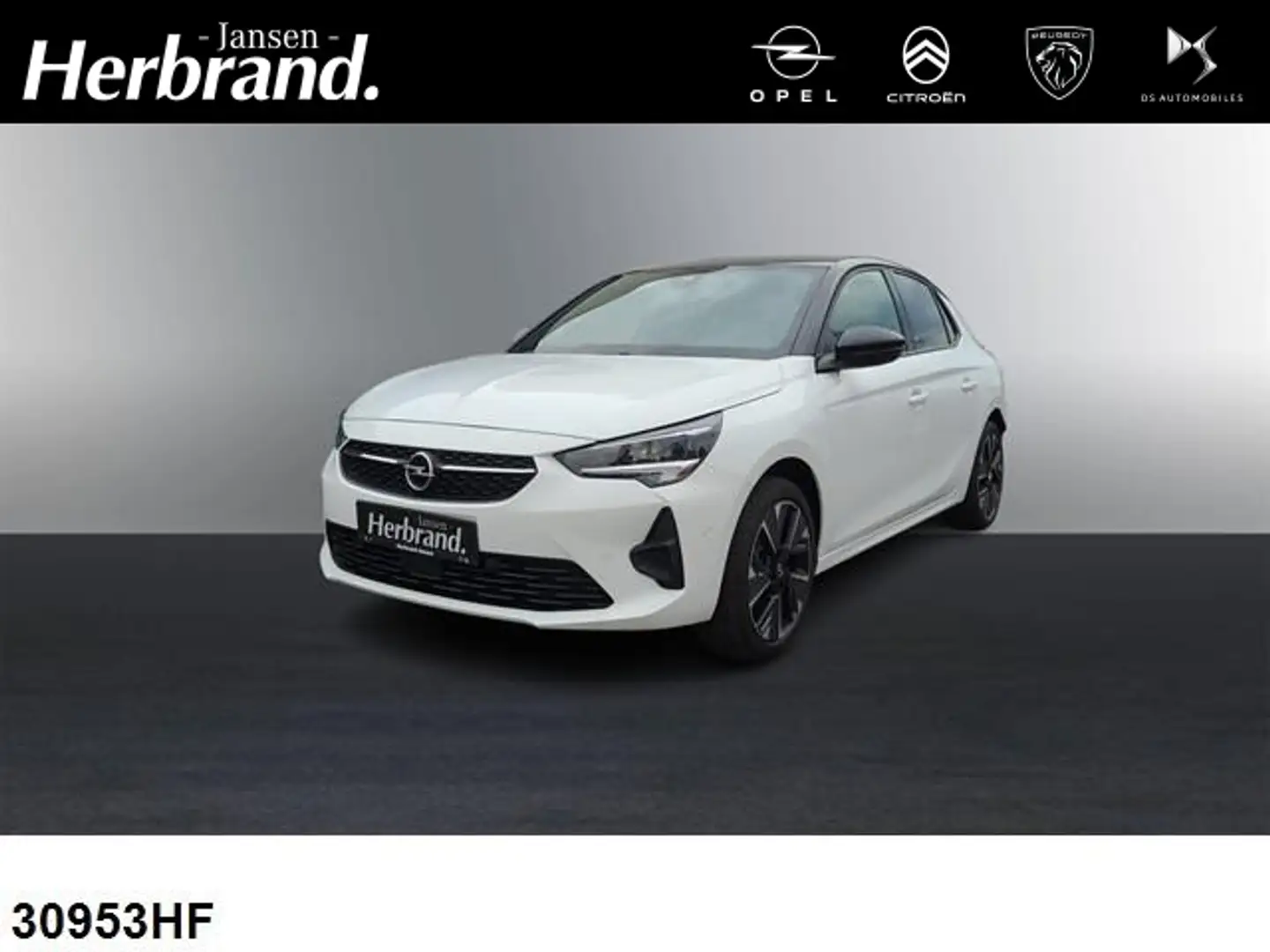 Opel Corsa-e GS +NAVI+SHZ+LANEASSIST+KEYLESS+TEMPOMA Weiß - 1