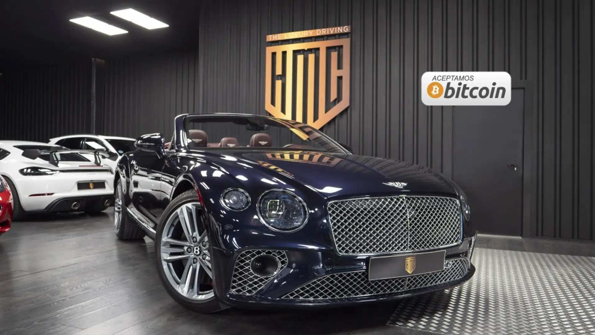 Bentley Continental GT V8 Convertible Bleu - 1