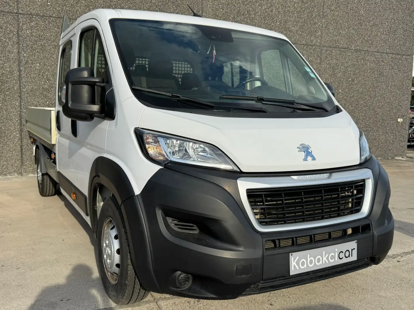 Peugeot Boxer UTILITAIRE DOUBLE CABINE /PLATEAU//GPS//CLIM/ Blanc - 1