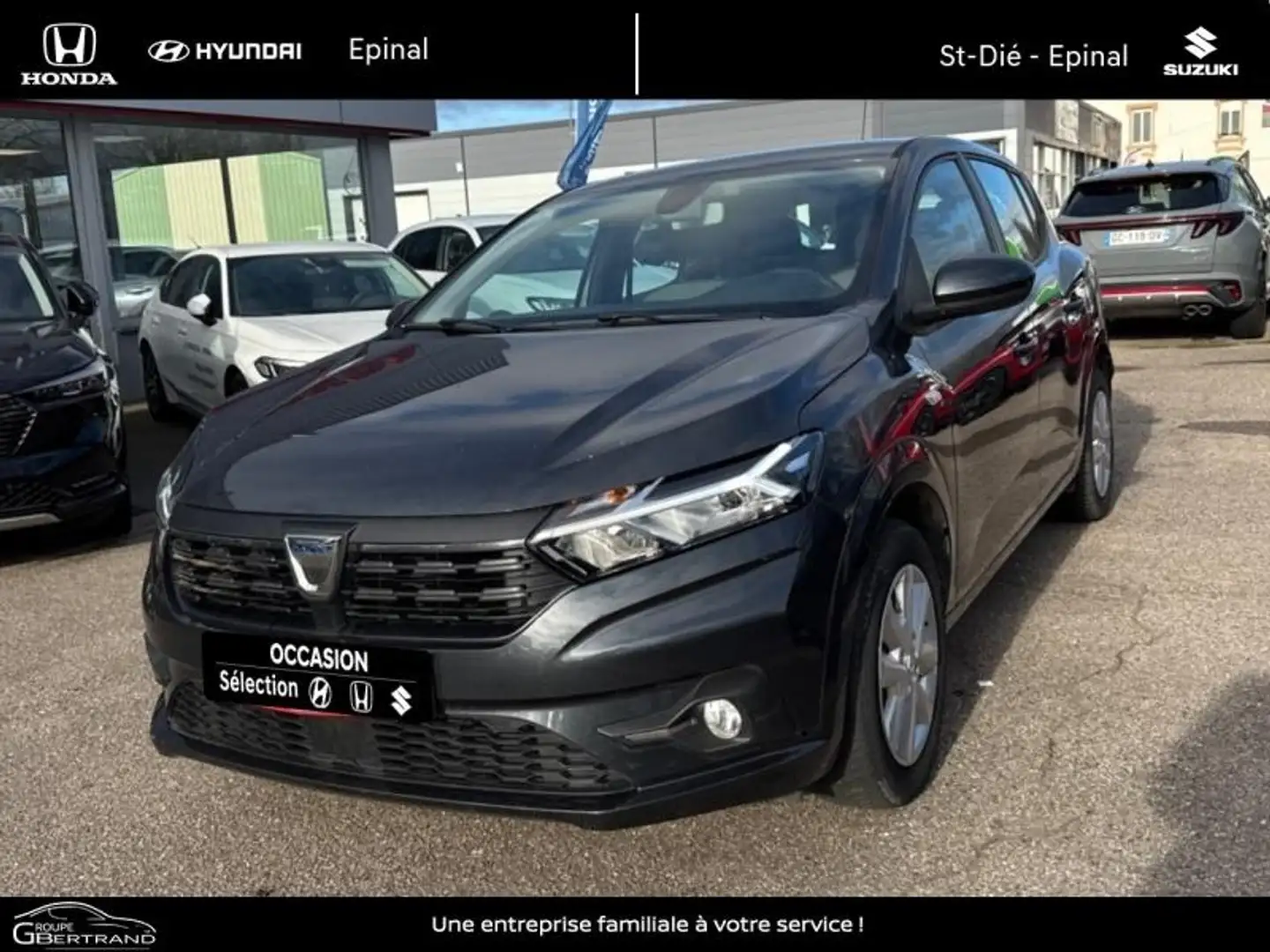 Dacia Sandero 1.0 TCe 90ch Confort -22B Gris - 1