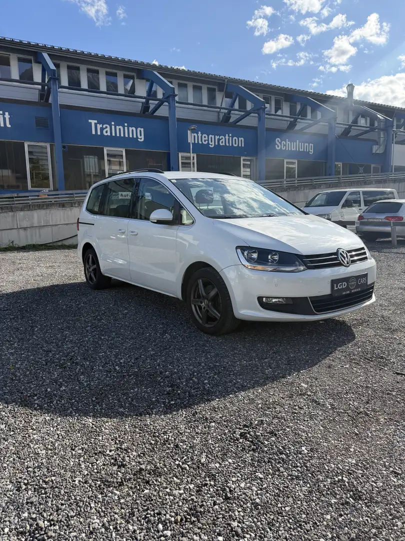 Volkswagen Sharan Comfortline BMT 2,0 TDI DSG Weiß - 2