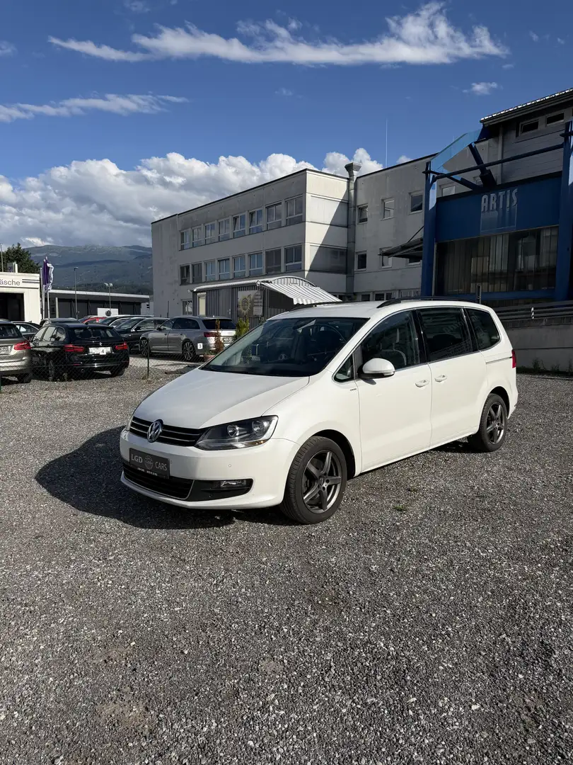 Volkswagen Sharan Comfortline BMT 2,0 TDI DSG Weiß - 1