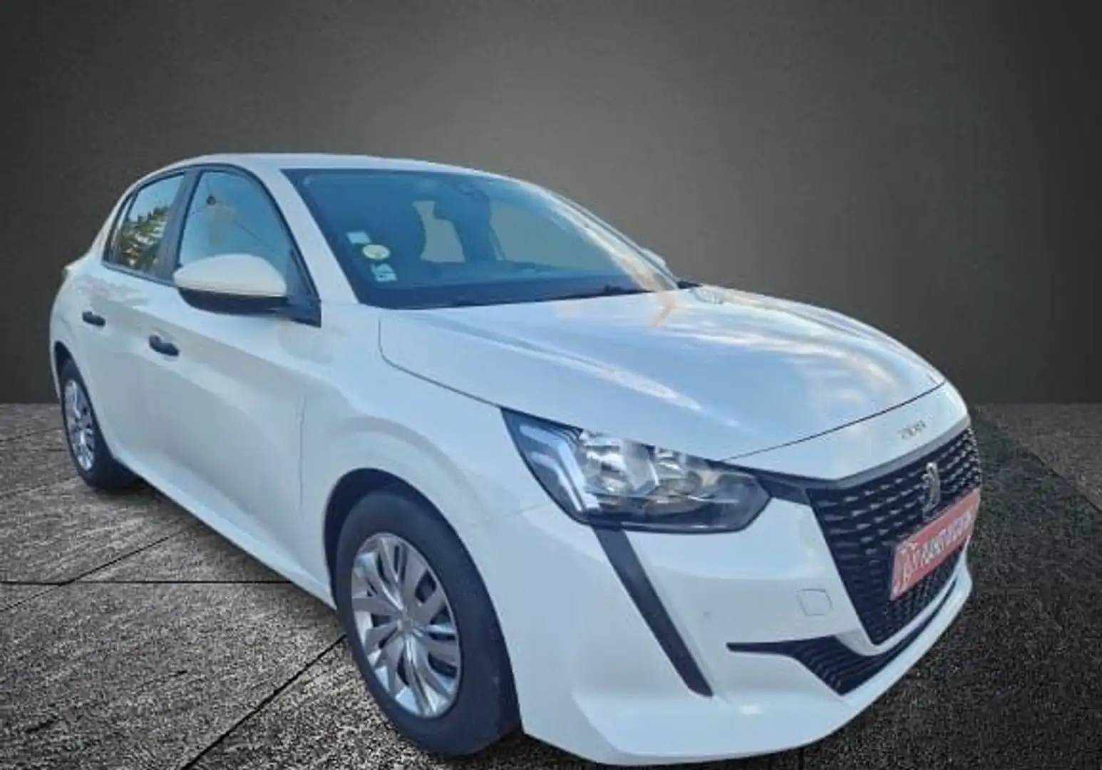 Peugeot 208 HDi 100 Société 1°Main TVA 2021 Weiß - 2