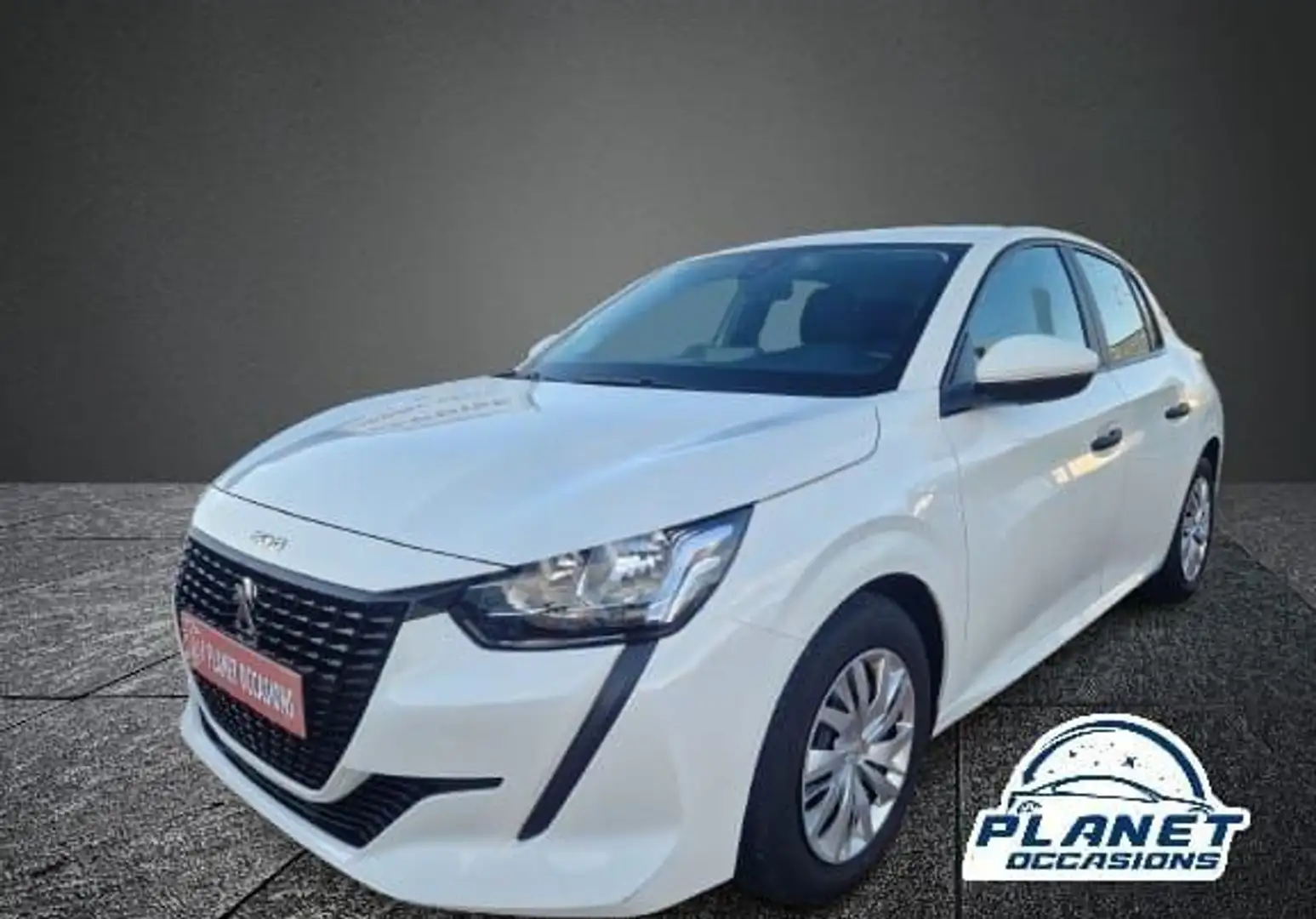 Peugeot 208 HDi 100 Société 1°Main TVA 2021 Weiß - 1