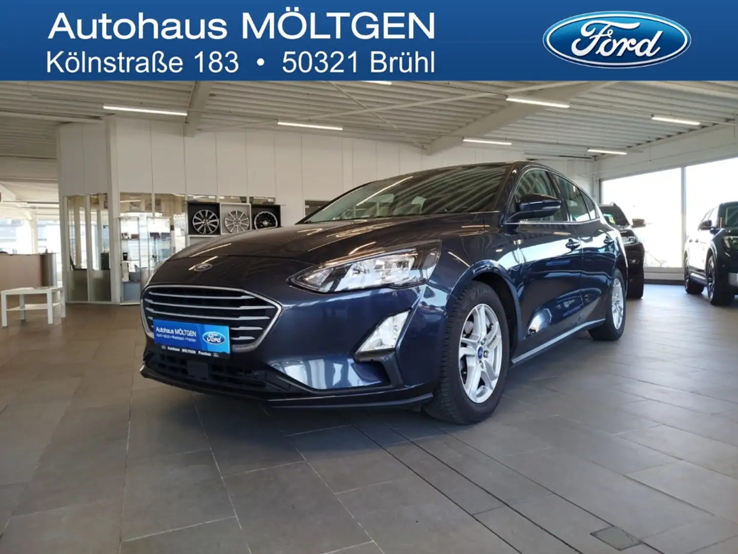 Ford Focus Cool & Connect 1.0 EcoBoost Mild-Hybrid *Navi*SHZ* Bleu - 1