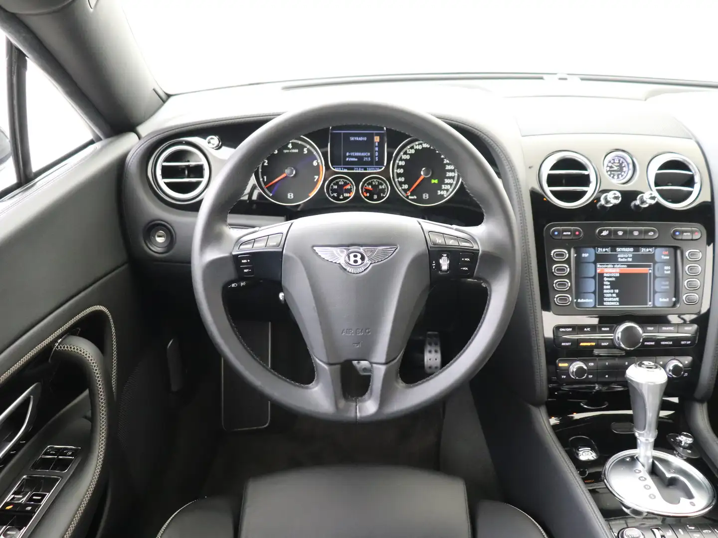 Bentley Continental GT 6.0 W12 YOUNGTIMER LEDEREN BEKLEDING / DASHBOARD / crna - 2