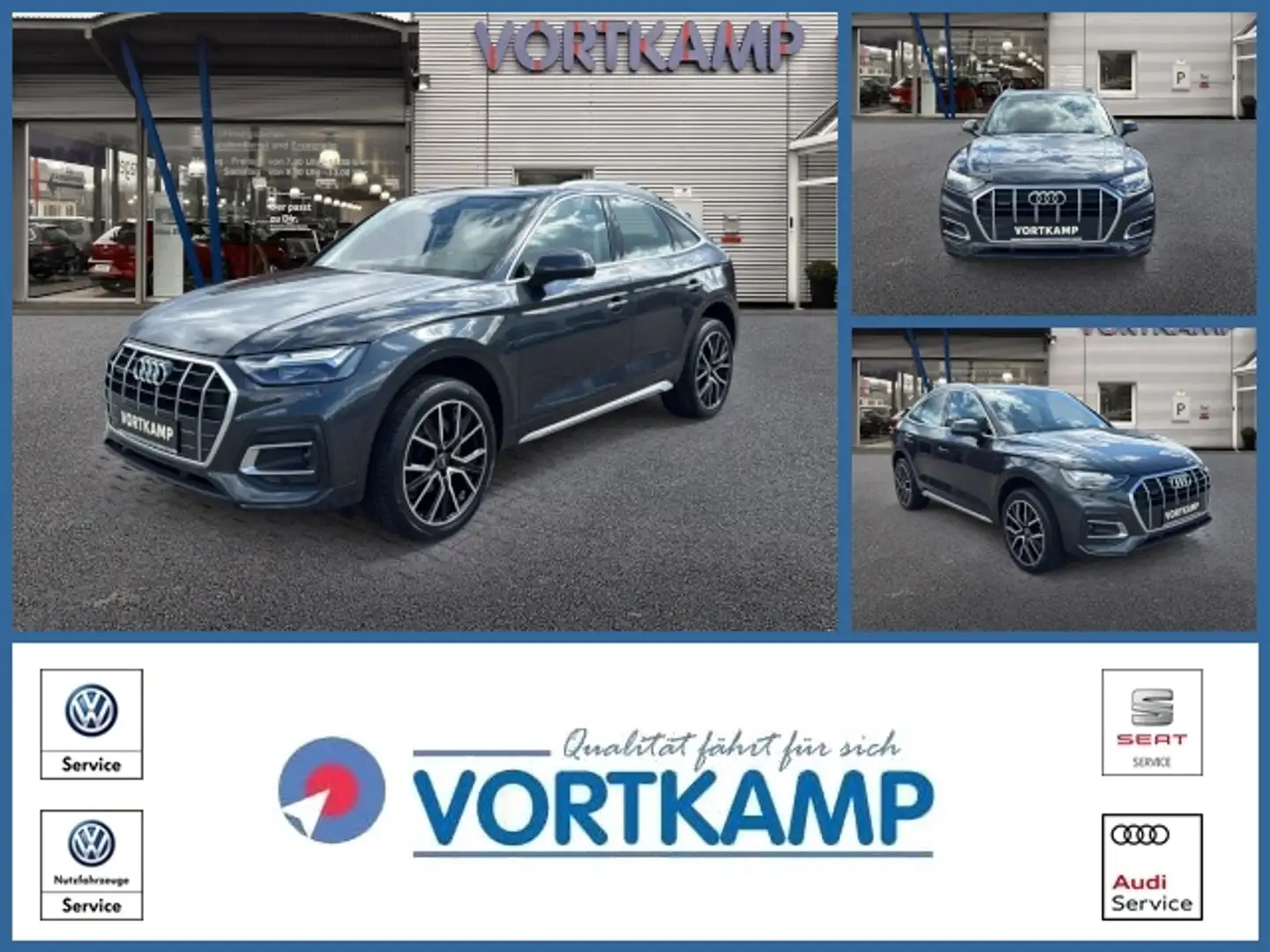 Audi Q5 Sportback 2.0 TDI quattro S-tronic Grau - 1