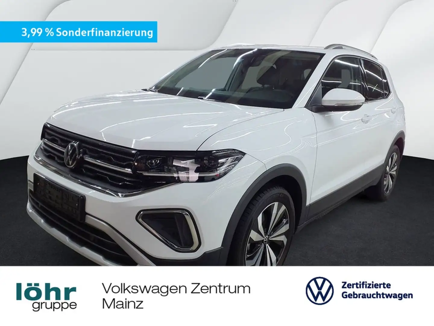 Volkswagen T-Cross 1.0 TSI DSG Style Navi*Ganzjahresreifen Weiß - 1