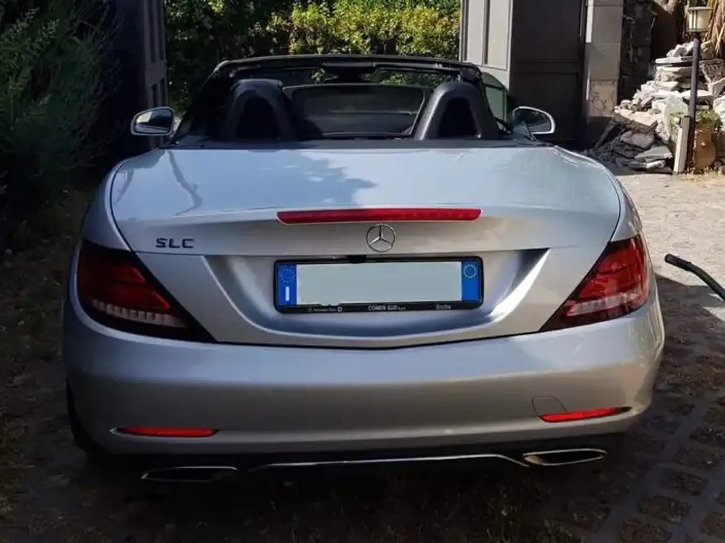 Mercedes-Benz SLC 180 solo 12.000km Argento - 2